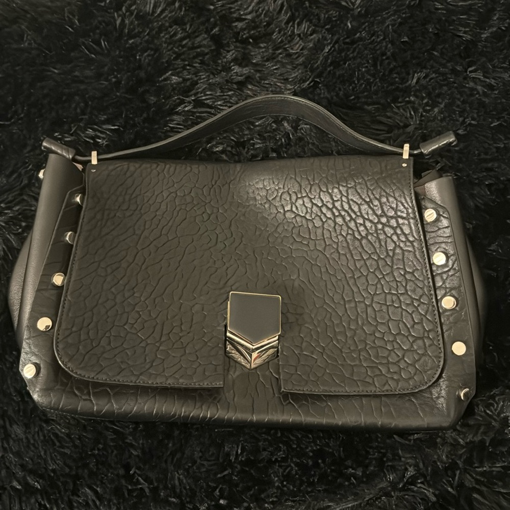 Jimmy Choo Lockett Top Handle Bag Leather (NEVER USED)